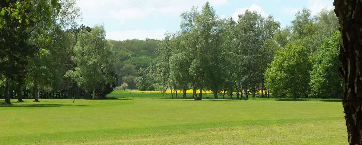 Villarceaux - View back down 13th from trees on left of 14th (2)