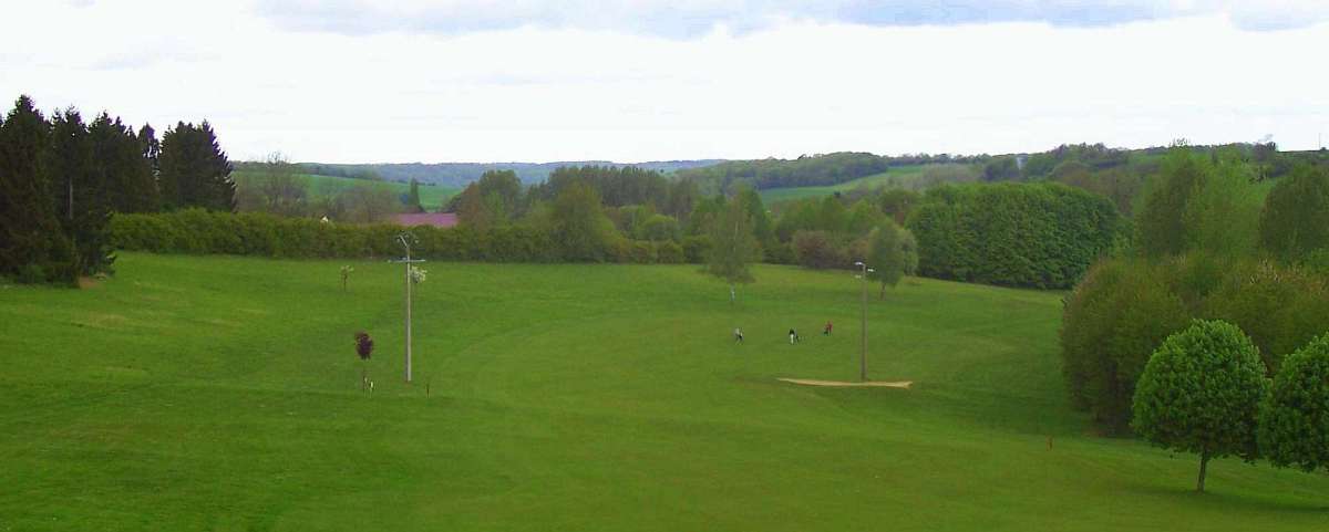Villarceaux - View North West across Chaussy and valley from 4th green (2)